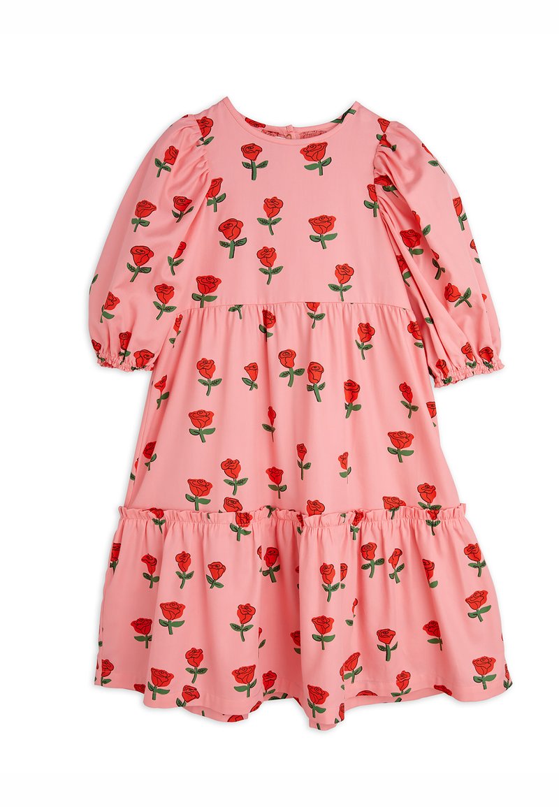 Mini Rodini ROSES PUFF SLEEVE DRESS - Koktel haljina / svečana haljina - pink
