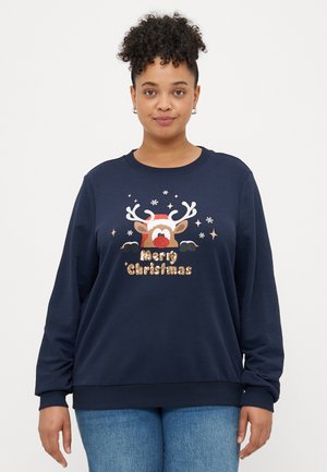 CARXMAS SNOW O NECK - Melegítőfelső - night sky
