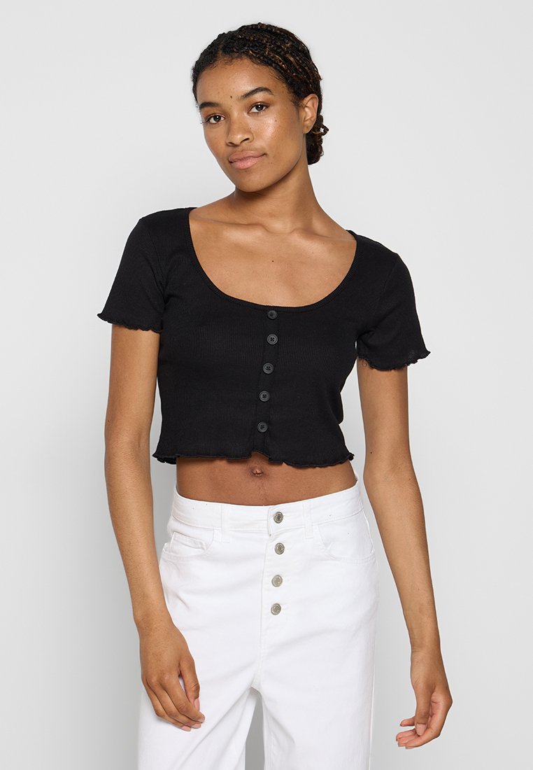 Brave Soul T-shirt basic zwart