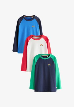 REGULAR FIT 3 PACK - Ilgarankovis viršutinės dalies drabužis - blue