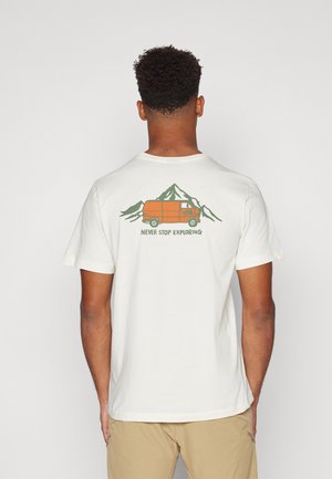 The North Face OUTDOOR GRAPHIC TEE - T-shirt imprimé - white dune