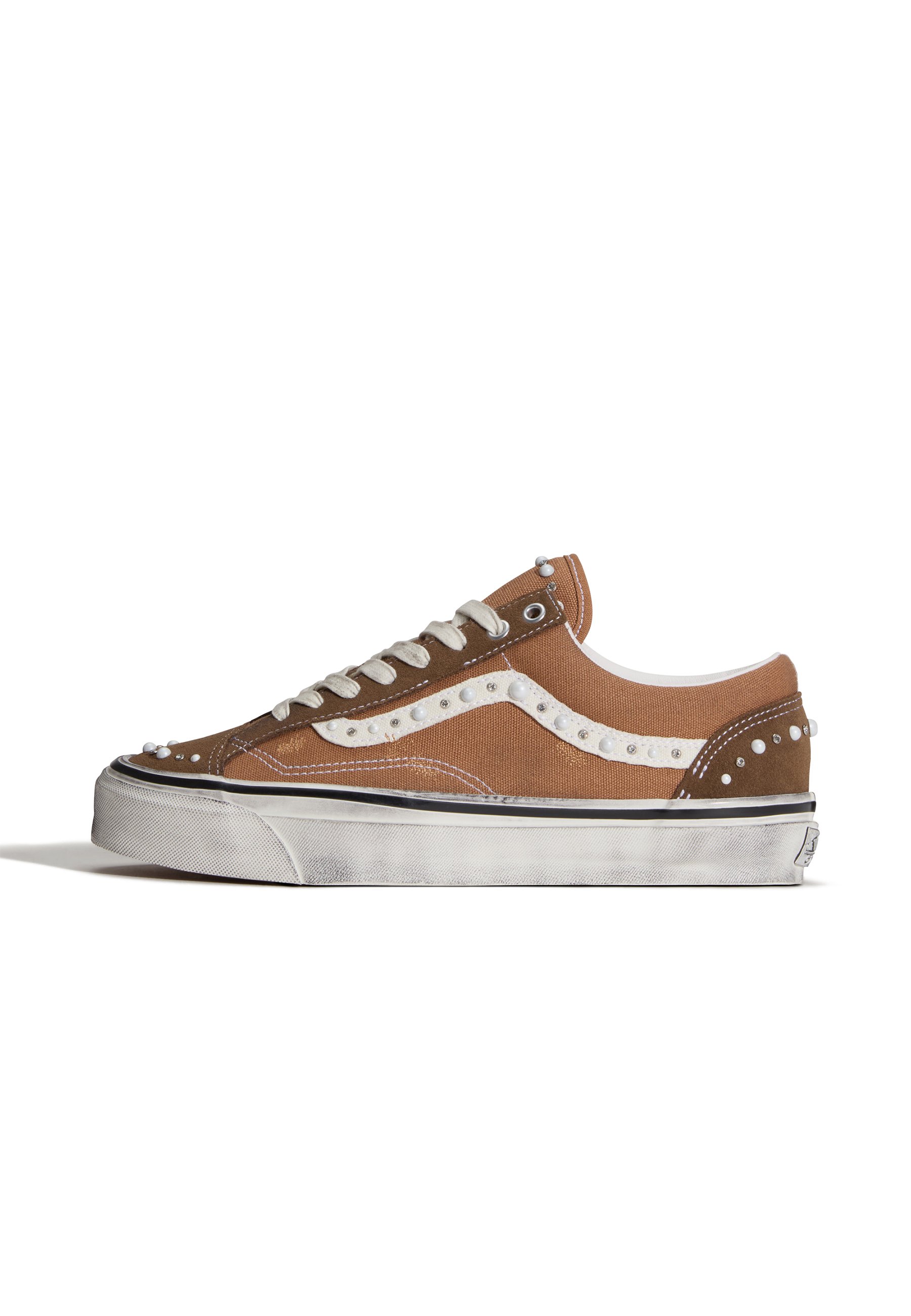 Vans PREMIUM OLD SKOOL 36 - Sneakers laag - pear vntco/bruin 