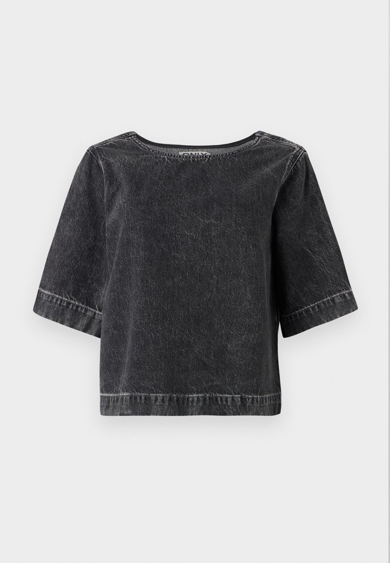 Only Blouse zwart denim/blackdenim Only Blouse zwart denim/blackdenim