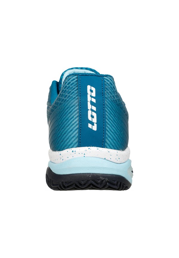 MIRAGE 300 III CLAY - Clay court tennis shoes - tuerkis weiss dunkelblau2