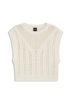 BOSS, C_FISEO - Pullover - open white