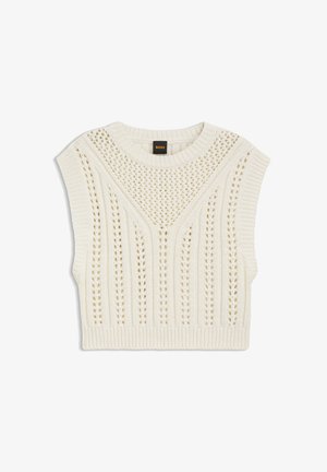 BOSS, C_FISEO - Pullover - open white