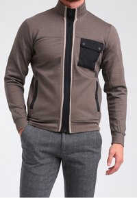 Gabbiano Sweat zippé - taupe