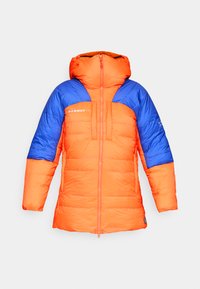 EIGER NORDWAND PRO IN HOODED PARKA WOMEN - Πουπουλένιο μπουφάν - orange/blue