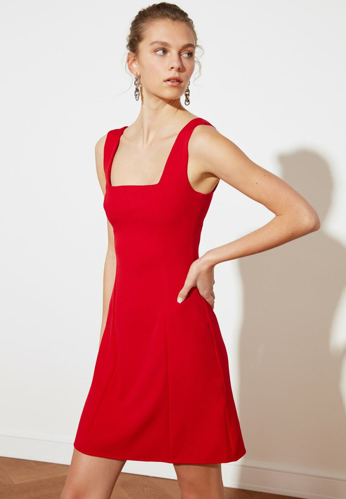 robe zalando rouge
