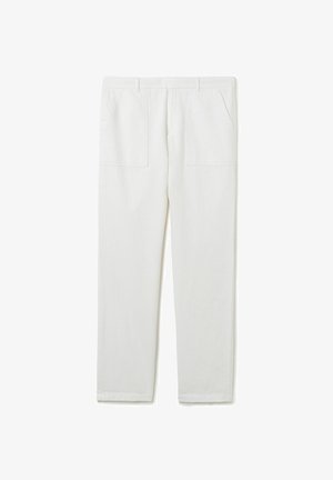 Falconeri RELAXED FIT - Stoffhose - white