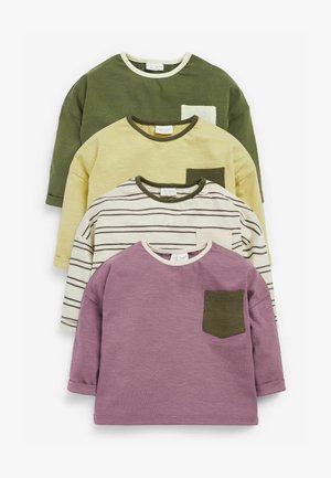 PACK - Top s dlouhým rukávem - green,yellow,purple,beige