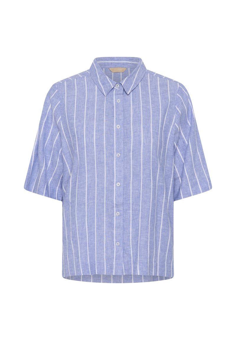 Culture CUARLETTY - Košilová halenka - powder blue gardenia stripe ...