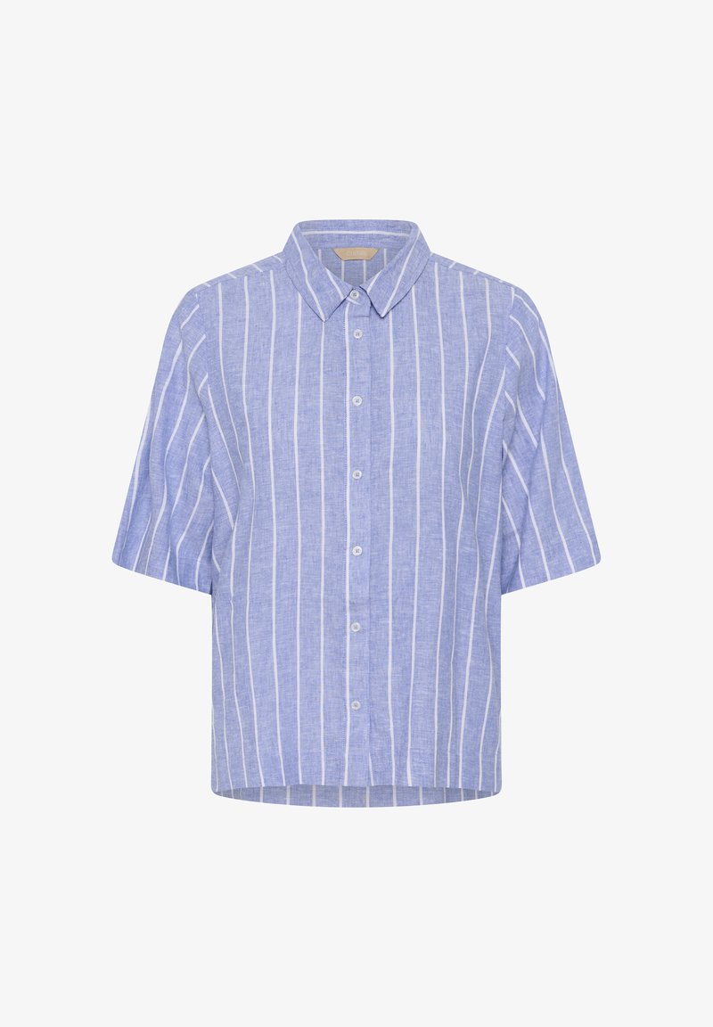 Culture CUARLETTY - Košilová halenka - powder blue gardenia stripe ...