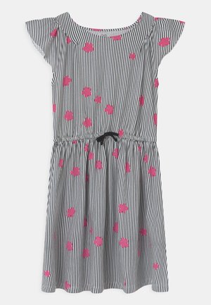 DRESS WITH STRIPES - Žerzejové šaty - black beauty