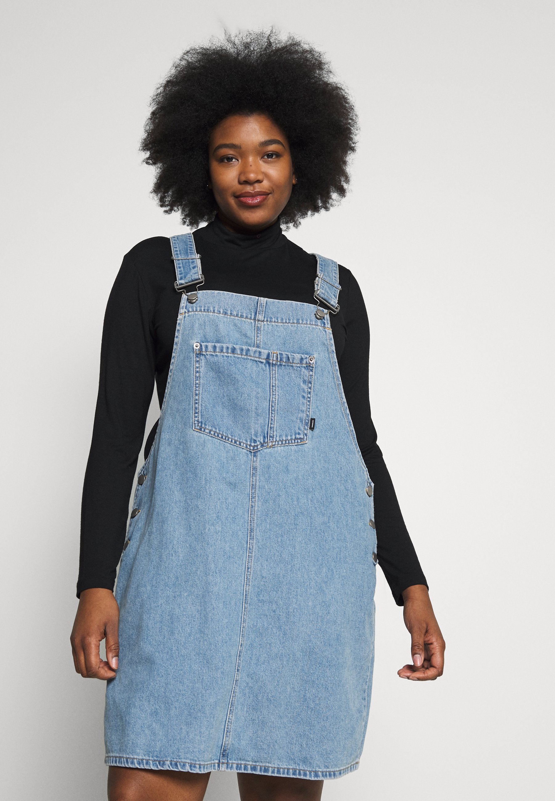 Dr.Denim Plus EIR DUNGAREE - Denim 