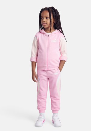 MINICATS BLOCK HOODED UNISEX SET - Træningssæt - pink shimmer