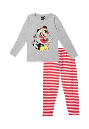 SET - Pyjama set - grau/rot