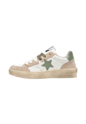 Sneakers basse - beige-white-green