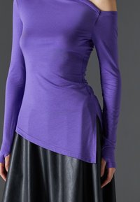 Zign Studio Tops ar garām piedurknēm - purple