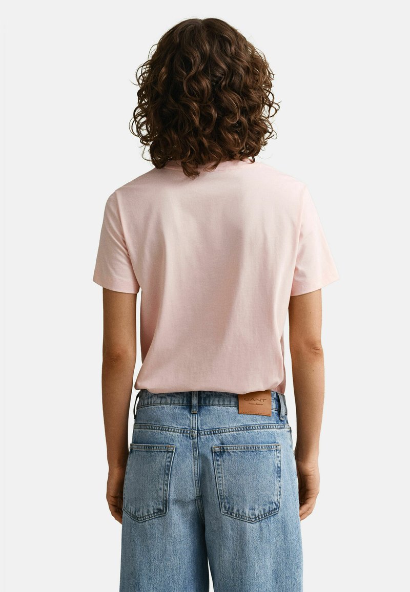 GANT GRAPHIC - Triko s potiskem - apricot pink