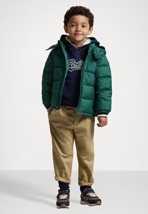 RIPSTOP DOWN HOODED JACKET - Piumino - kelly green