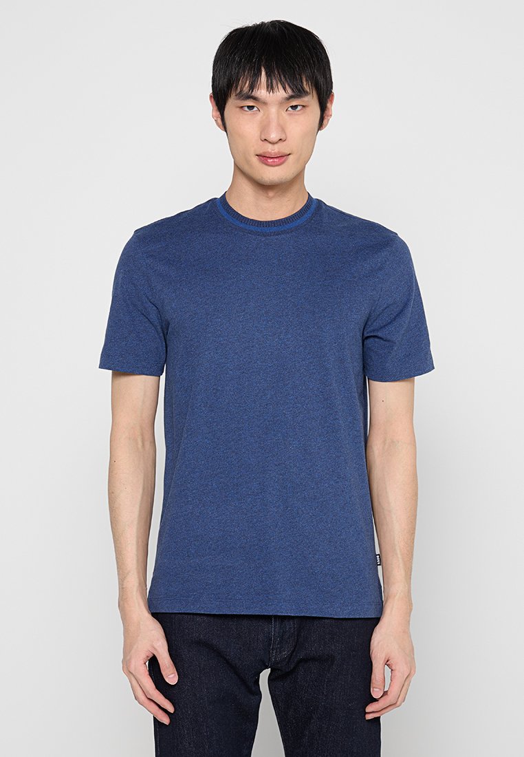Boss T-shirt basic blauw