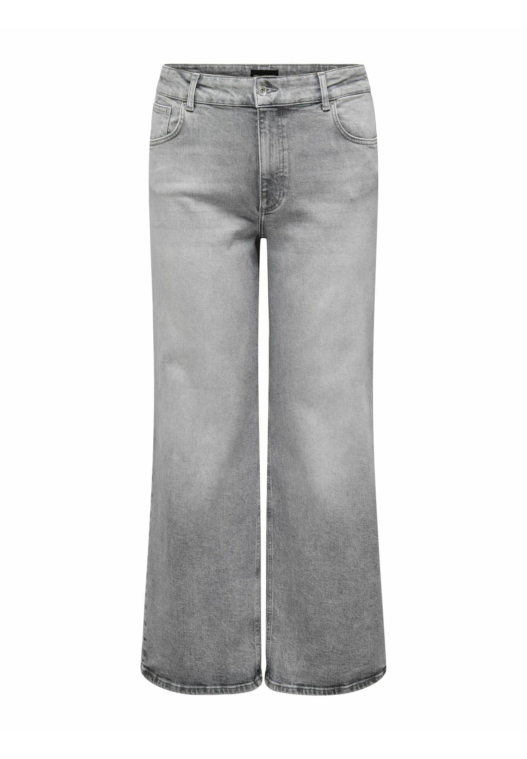 ONLY Carmakoma Wide leg Jeans 'CARJuicy' in Lichtgrijs | ABOUT YOU