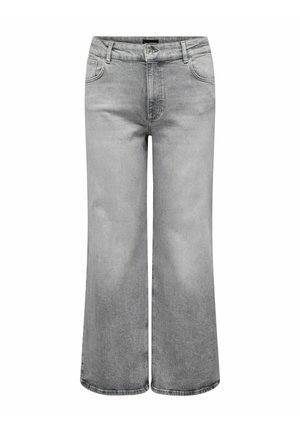 ONLY Carmakoma, MIT WEITEM CARJUICY - Wide Leg - grey denim