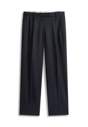 Tommy Hilfiger, TIMELESS WOOL BLEND RELAXED STRAIGHT TROUSERS - Pantalon classique - dark night navy