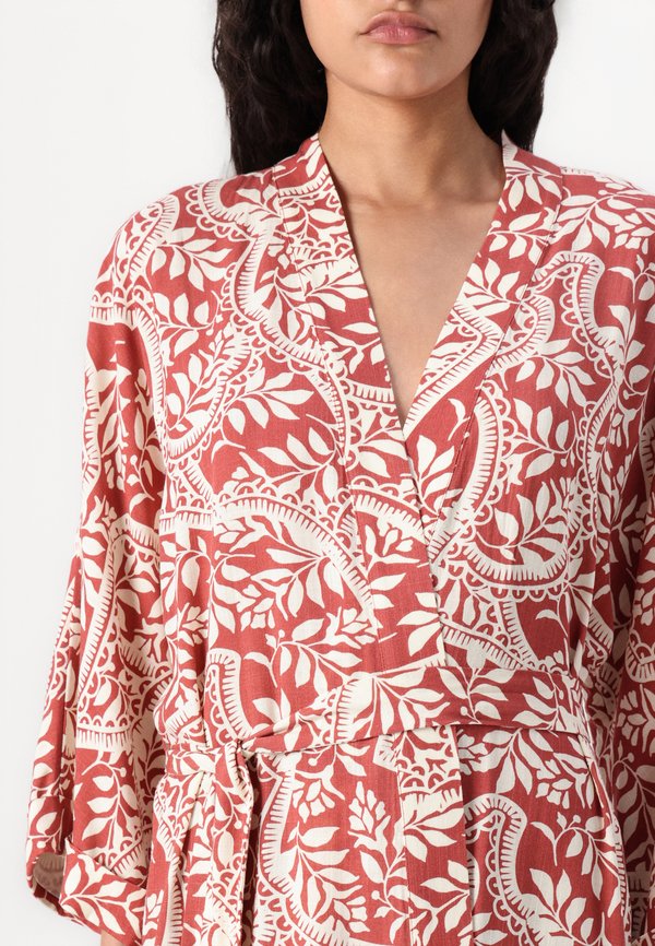 VMBALI KIMONO - Summer jacket - marsala4