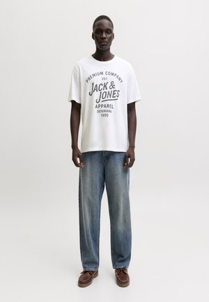 Jack & Jones PREMIUM, JPRBLUZANE TEE 3 PACK - Printtipaita - laurel wreath/white/black