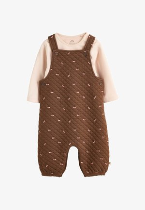 Next, REGULAR FIT - QUILTED 2 PIECE SET - Body - brown cherry