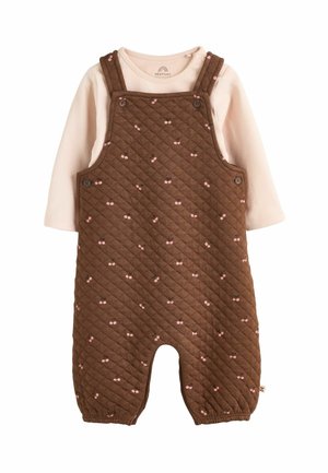 REGULAR FIT - QUILTED 2 PIECE SET   - Body - brown cherry