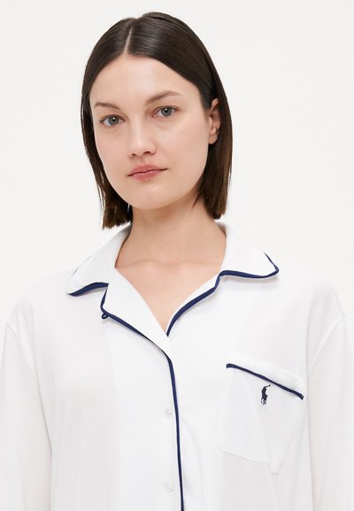 Polo Ralph Lauren SLEEPSHIRT - Νυχτικό - white cloud