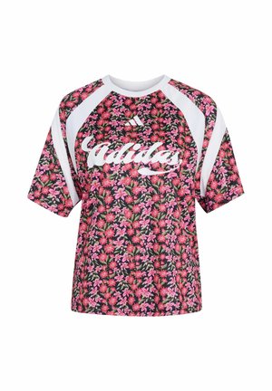 adidas Sportswear, ADIDAS SPORTSWEAR ADIDAS X FARM RIO HOUSE OF TIRO JERSEY - Camiseta estampada - black /cream white/multicolor