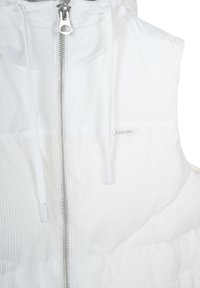 Antony Morato REGULAR FIT AND TECHNO AS CONTRAST WITH SORONA AND LOGO - Bodywarmer - white