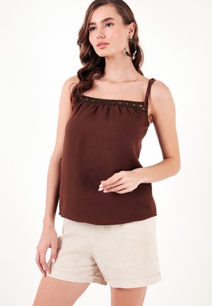 REGULAR FIT - Top - brown