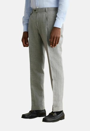 Next, REGULAR FIT - SIGNATURE TAILORED FIT MOONS PUPPYTOOTH SUIT TROUSERS . - Suit trousers - grey