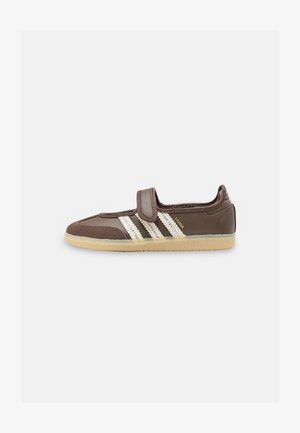 adidas Originals, SAMBA JANE W - Balerínky s remienkom okolo členku - brown/cream white/gum