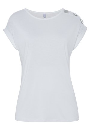 T-shirt print - creme