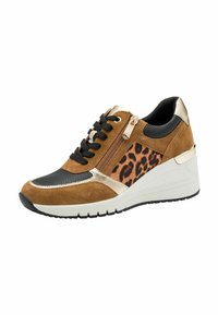 Marco Tozzi Sneakers laag - cognac comb