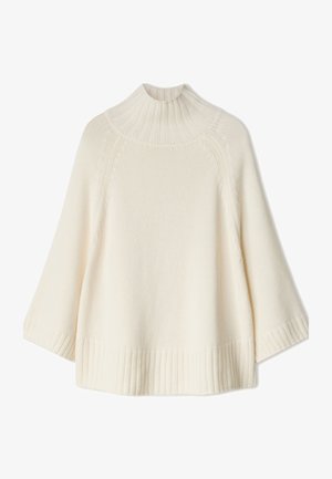 Falconeri, ROUNDED CAPE - Jumper - white