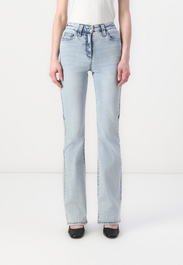 TROUSERS - Bootcut jeans - light bleached wash