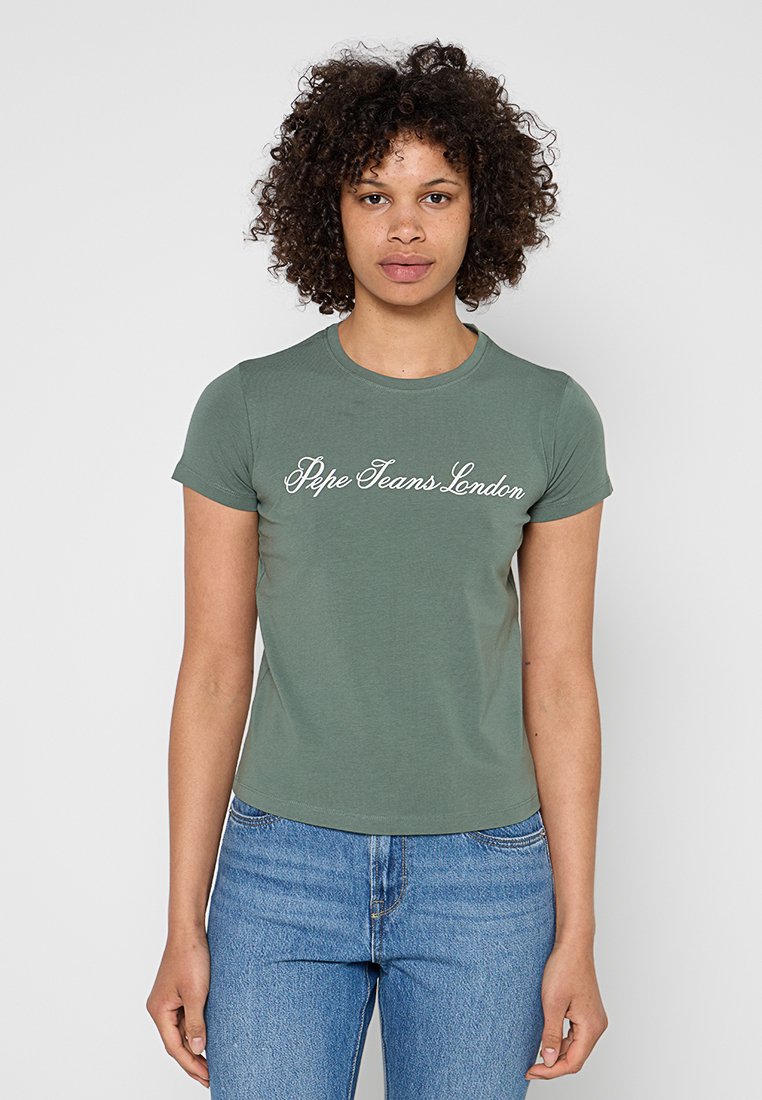Pepe Jeans T-shirt print groen
