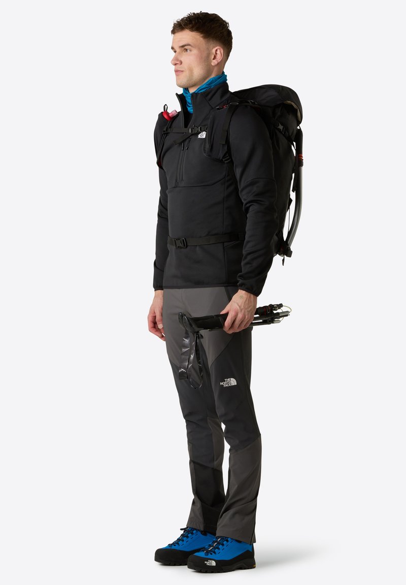 The North Face M METEORA 1/4 ZIP FLEECE - Fleecová mikina - tnf black
