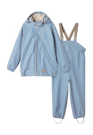 MarMar Copenhagen ODDY RAIN UNISEX SET - Latzhose - blue