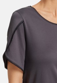Hanro UNA   - Camicia da notte - black pearl