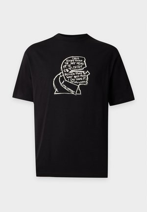 KARL LAGERFELD, CREWNECK - T-shirts print - black