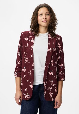 PCBOSELLA BLAZER - Κοντό παλτό - tawny port