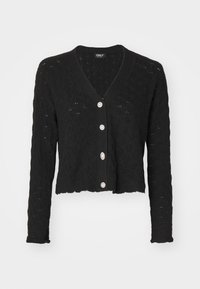 ONLLIANA LIFE V NECK CARDIGAN  - Strickjacke - black